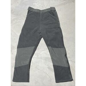 United Men's SZ L Military Side Zip Thermal Fleece Layer Bottoms Cold Weather